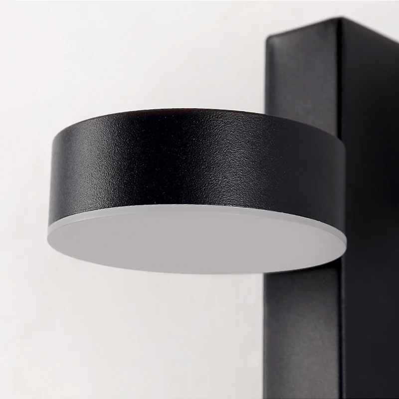 Светодиодный настенный светильник с переключателем 180 ° для спальни гостиной