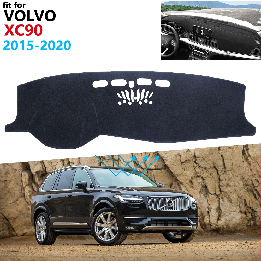 Крышка приборной панели защитный коврик для VOLVO XC90 2015 ~ 2020 автомобильные