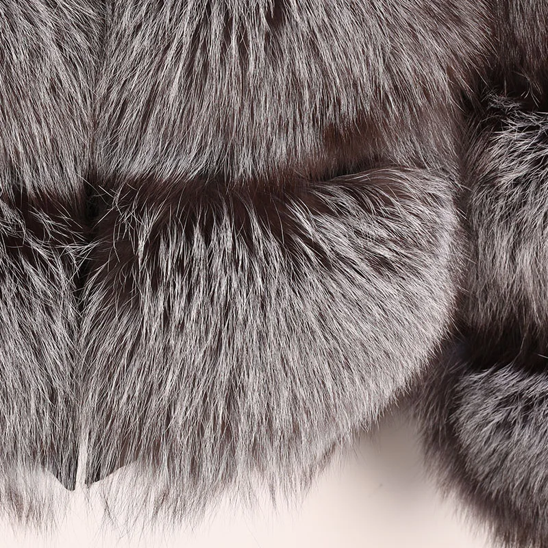 

Real Fox Fur Coat Women Winter Natural Real Fur Jackets 2020 New Luxury Short Fashion Streetwear Outerwear