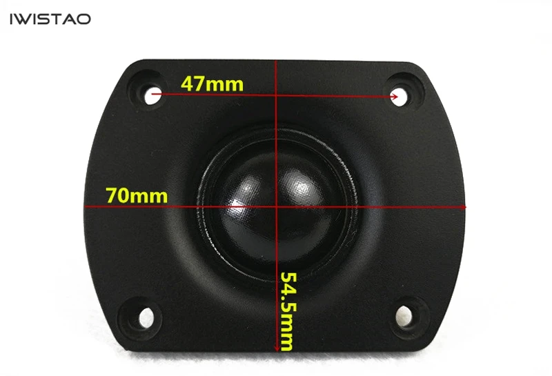 IWISTAO 2-полосный HIFI динамик 3 5 дюйма сабвуфер 1 дюйм твитер 4 Ом 50 Вт Корпус из