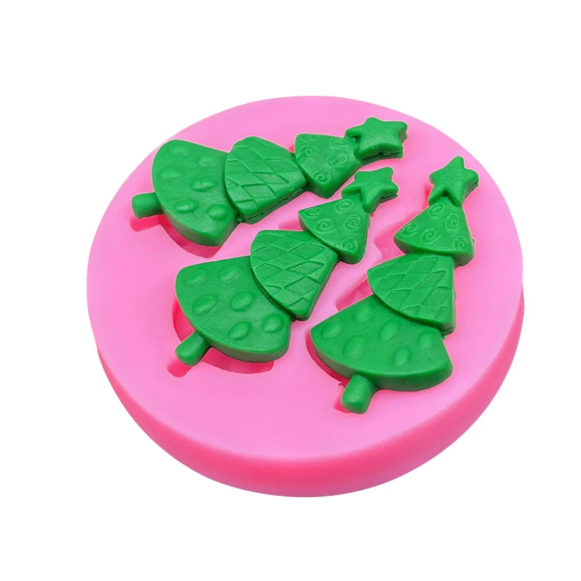 Звезда Рождественская елка силиконовая форма для поделок искусственные