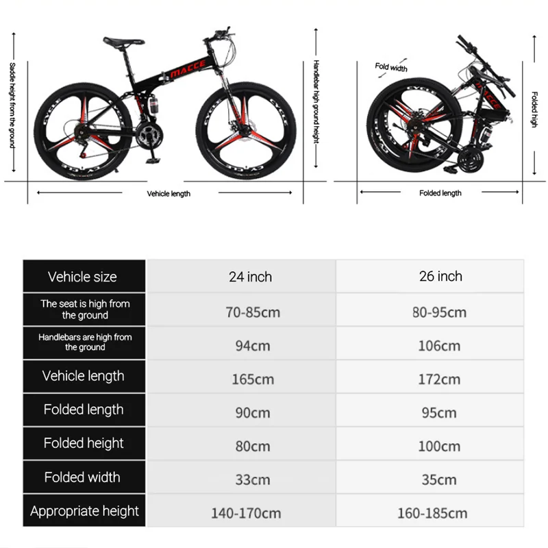 Горный велосипед с рамой из углеродистой стали колесо 24/26 дюйма Скорость 21/24/27 для