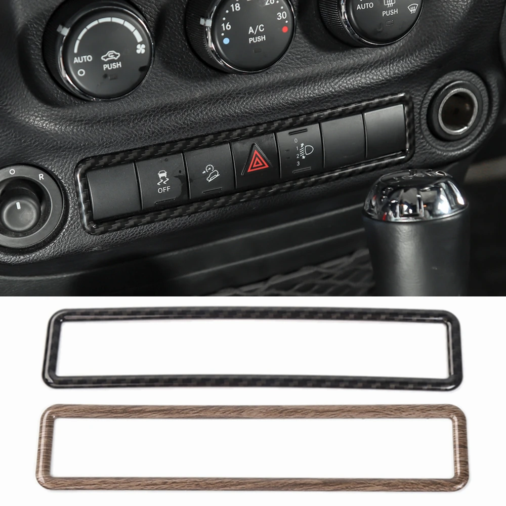 Для Jeep Wrangler JK JKU 2011 2017 Rubicon & Sahara Sport аварисветильник свет Кнопка рамка декоративная