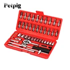 Набор инструментов для ремонта автомобиля, комплект инструментов с храповой Ключ комбинированный, 14 дюйма