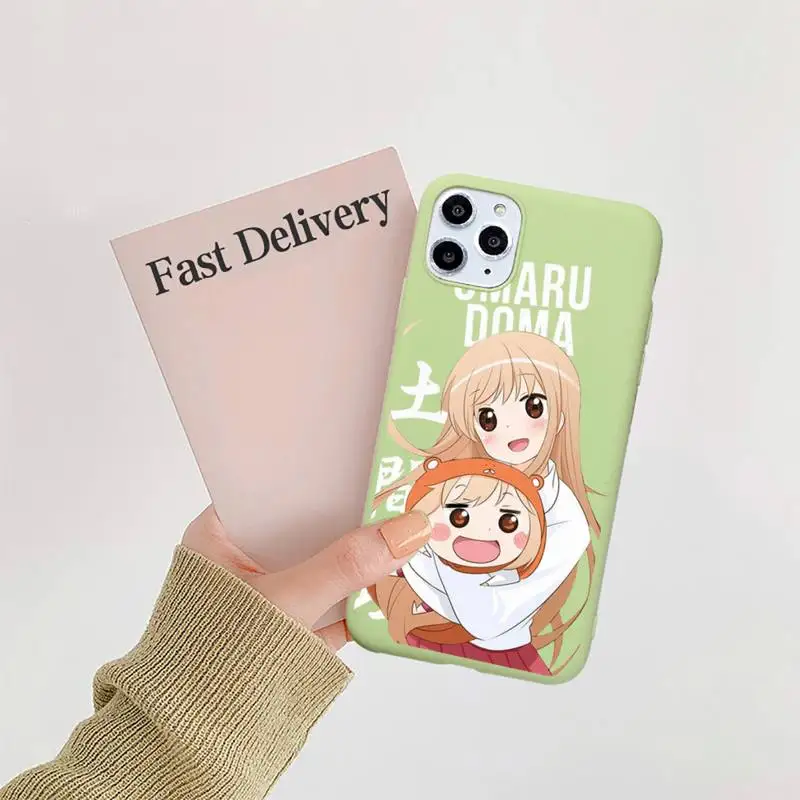 

cute Umaru chan Anime Doma Umaru Phone Case Candy Color for iPhone 11 12 mini pro XS MAX 8 7 6 6S Plus X 5S SE 2020 XR