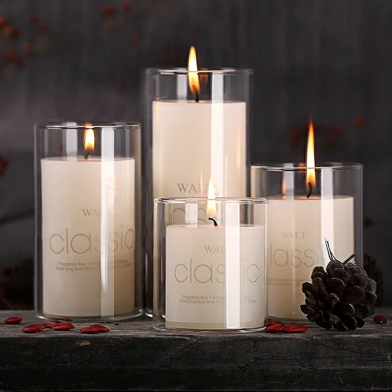 Tealight Candle Holder Glass Holders Clear Candlestick Centerpiece Decorative Stand for Table Wedding Part | Дом и сад