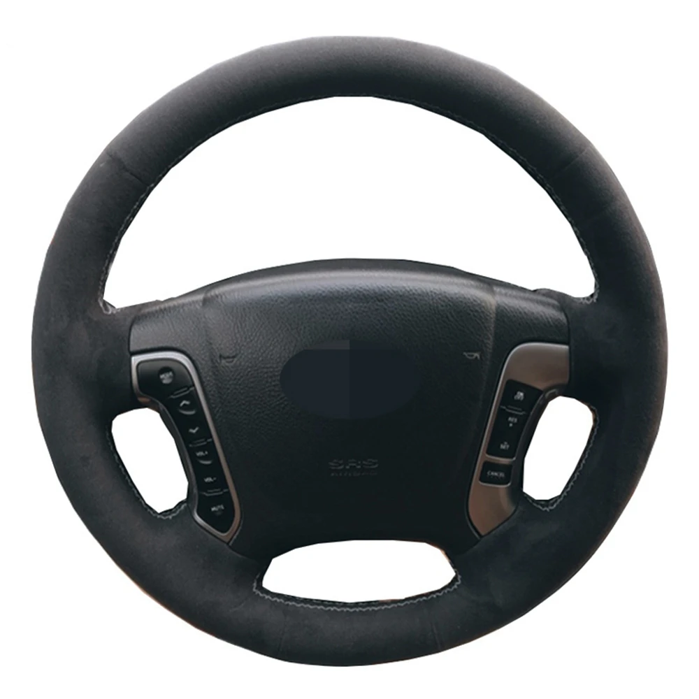 Ручное шитье искусственная замша кожаная оболочка для Hyundai Santa Fe 2007 2008 2009 2010 2011