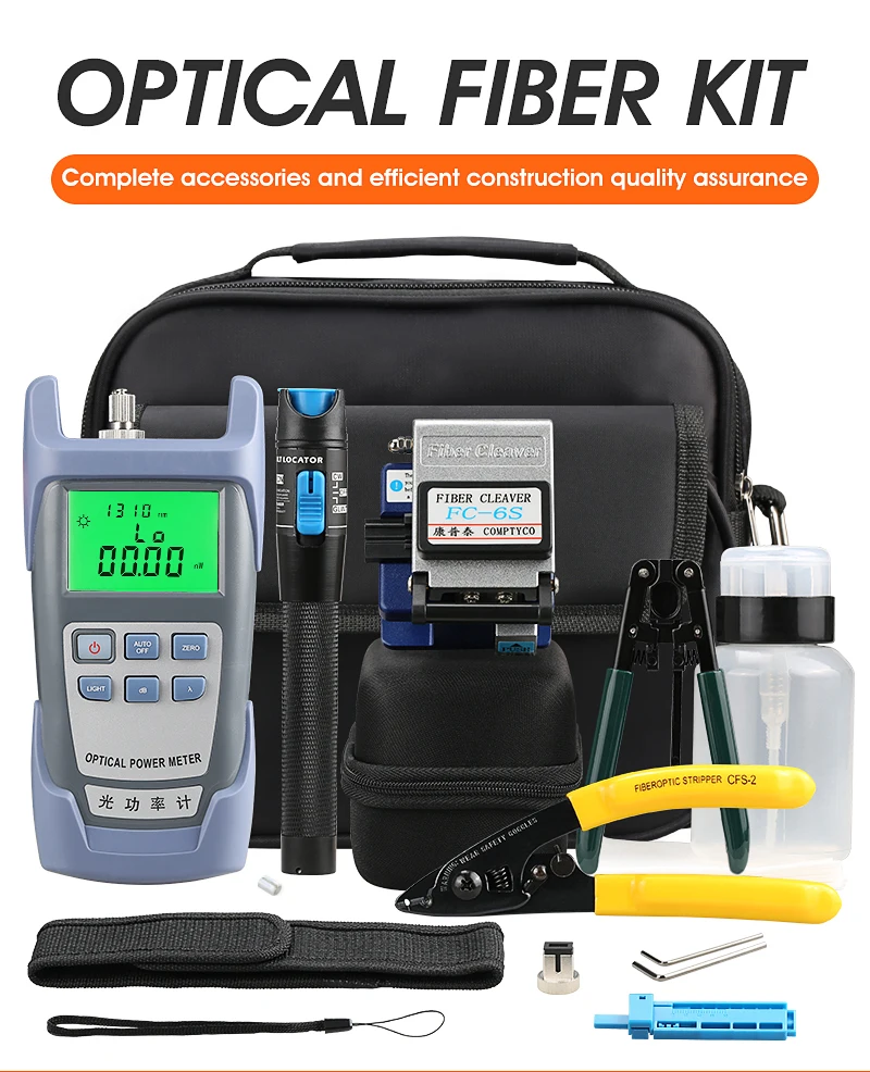 Волоконно оптические инструменты с оптическим измерителем мощности Визуальный