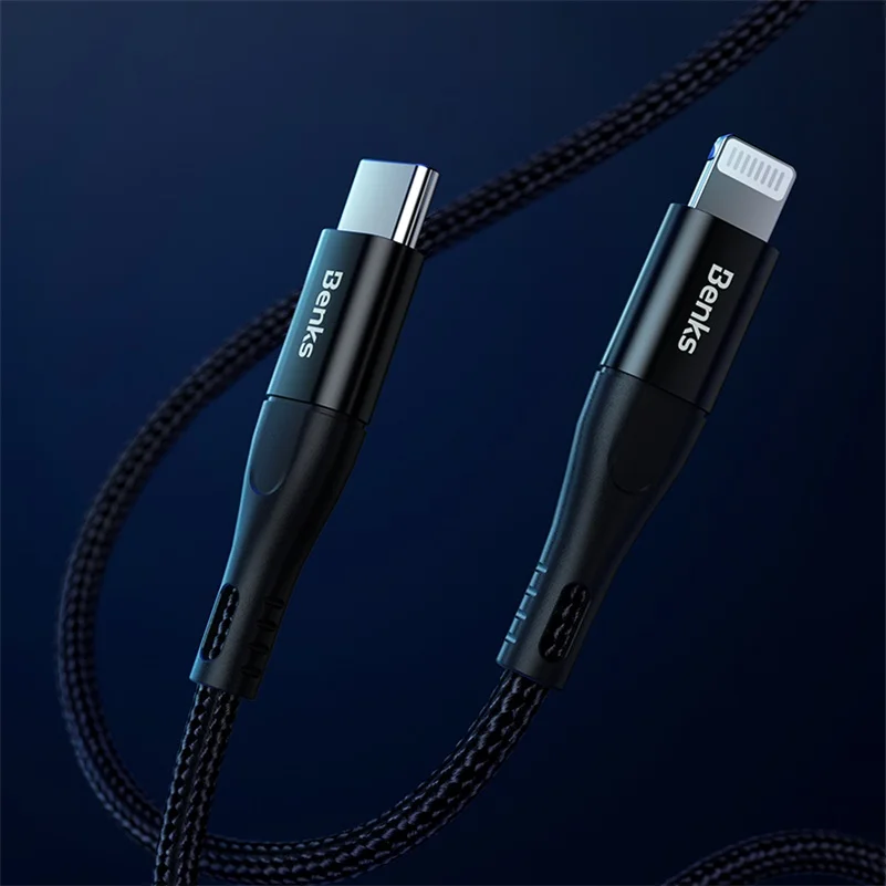 M17 MFI Сертифицированный usb type c к lightning Кабель для iPhone 11 pro xs max xr 8 7 6s plus 5S ipad зарядное устройство PD Быстрая зарядка 2 м - Цвет: M17