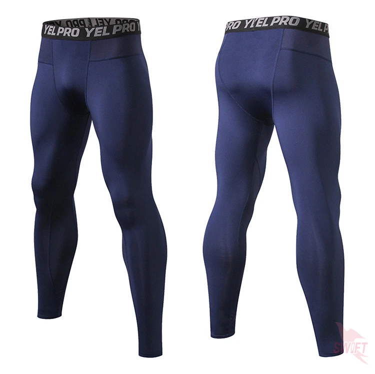 Quick Dry Running Compression Pants Tights Men Breathable Mesh Patchwork Sports Leggings Fitness Sportswear Gym Skinny Trousers