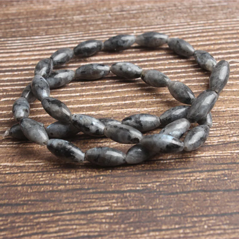 Модные ювелирные изделия Lan Li 15x6 мм разноцветные натуральные камни бусины