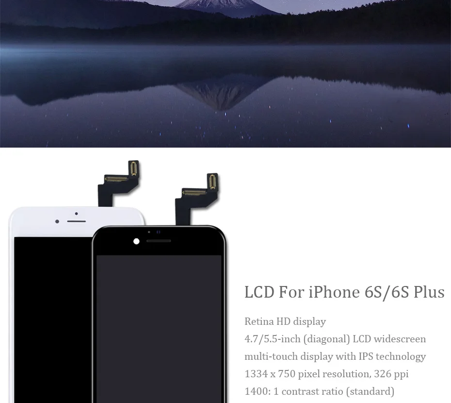 ЖК-экран PINZHENG AAAA для iPhone 6S Plus, сменный ЖК-экран, ips дисплей, сенсорное качество, 6S Plus lcd S