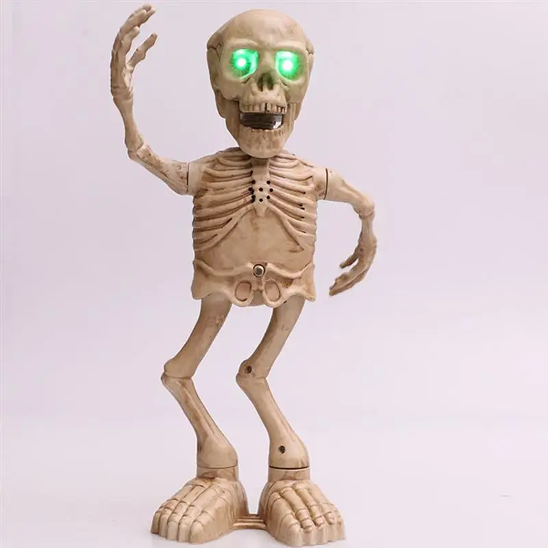 

1pc Halloween Singing Skeleton Electric Dancing Skeleton Props Party Supply