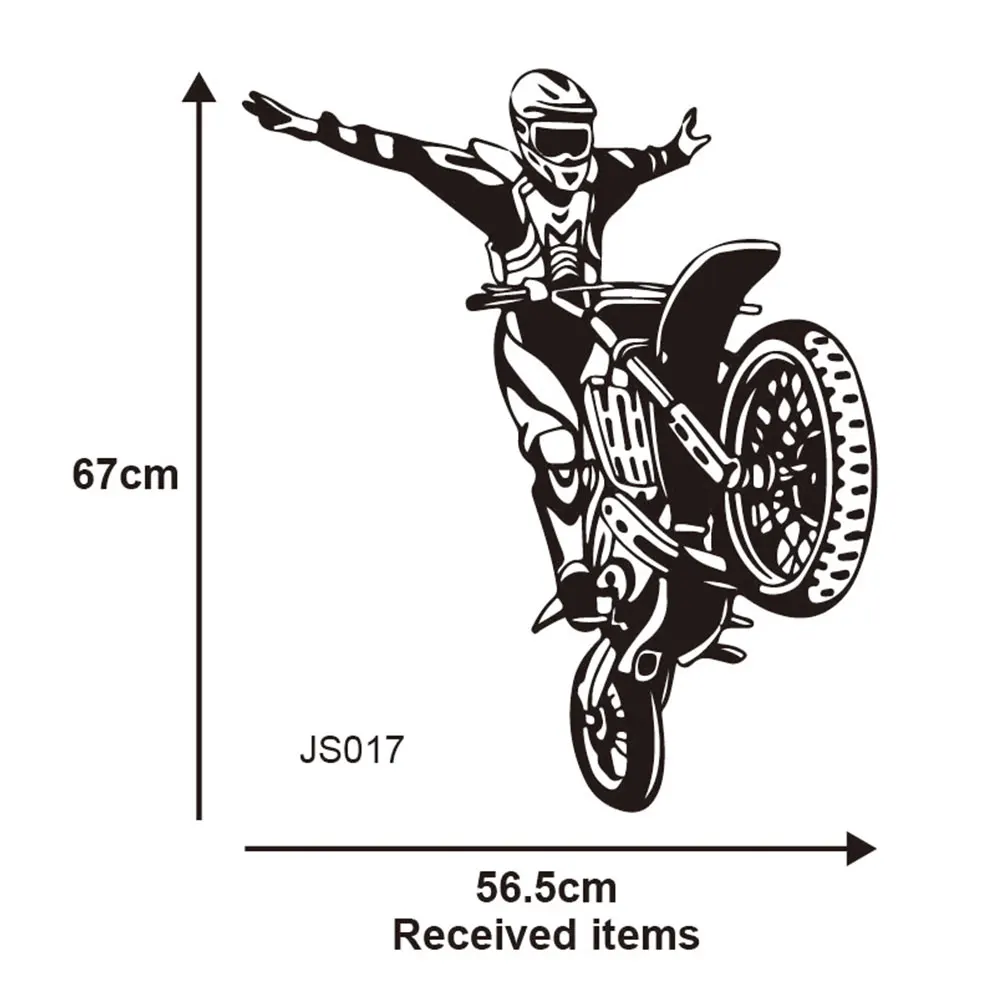Вечерние украшения для спальни домашний декор мотоцикл человек Наклейка на
