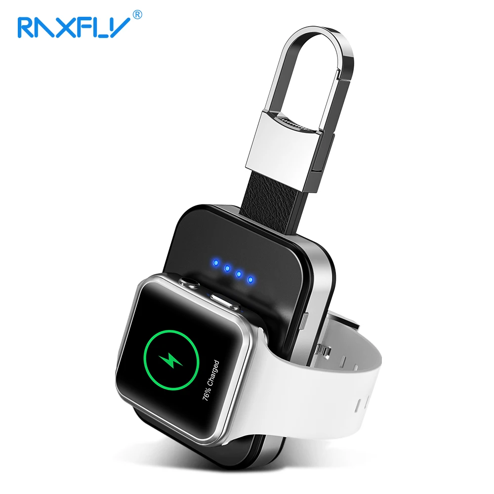 RAXFLY power bank Беспроводное зарядное устройство для Apple iWatch Series 2 3 4 док станция