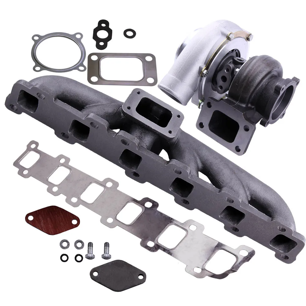 Выпускной коллектор и T3 GT3582 Turbo для Nissan Safari Patrol 4.2L TD42 TB42 TB45 Турбокомпрессор