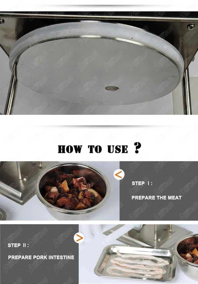 TV3L ручной колбасный наполнитель шприц машина для изготовления ветчины 3L 5L 7L 10L