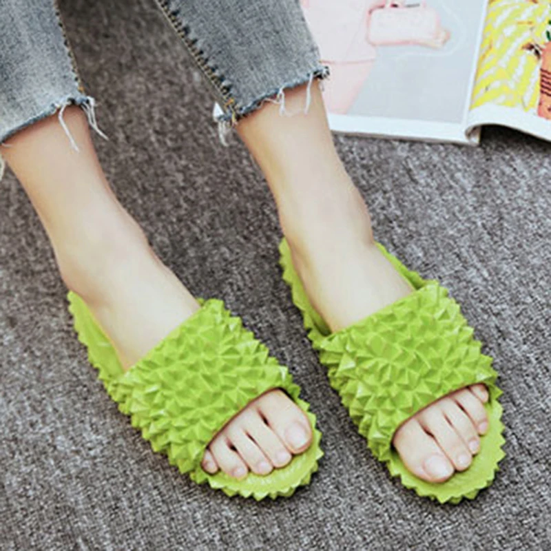 

Women Creative Durian Platform Slippers Summer Shoes Woman Flip Flops Fashion Casual Outdoor Beach Ladies Shoes Durian