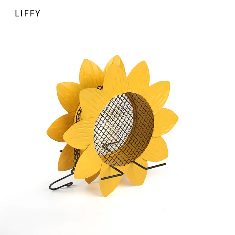 Металлическая сетчатая Кормушка Для подсолнуха для открытых птиц Finches колибри и