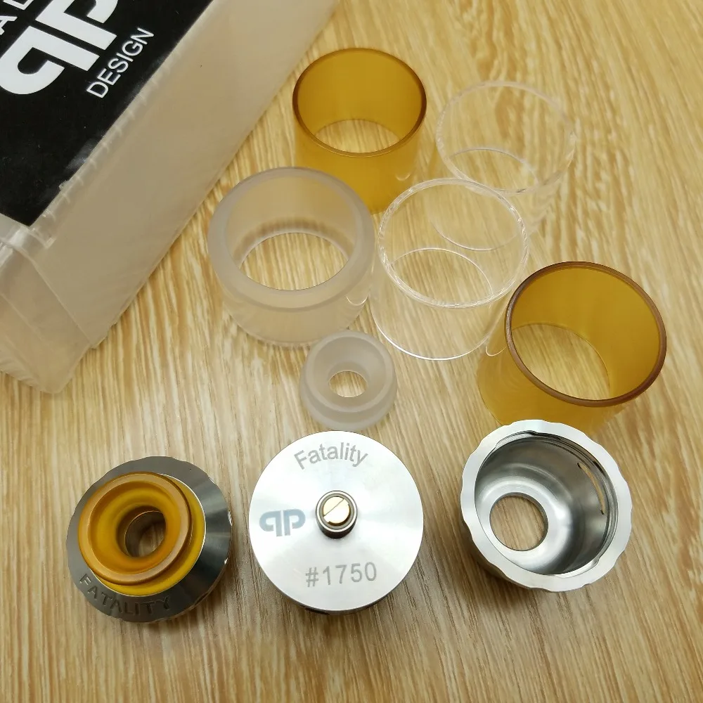 SXK Fatality RTA атомайзер 316 сталь точность масла Dtorage qp RDA двойной Впускной поток дизайн