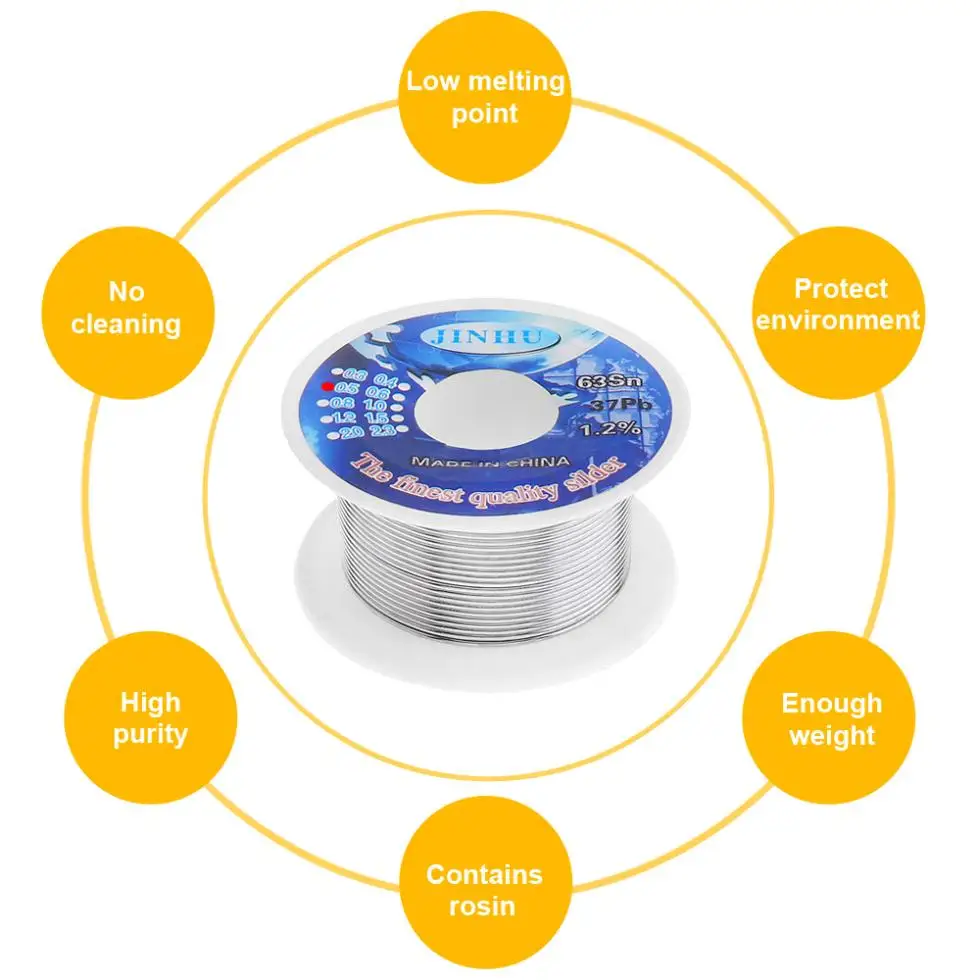 Низкая температура плавления 1.2% поток 63/37 а так же 30 г 0 5 мм высокой чистоты