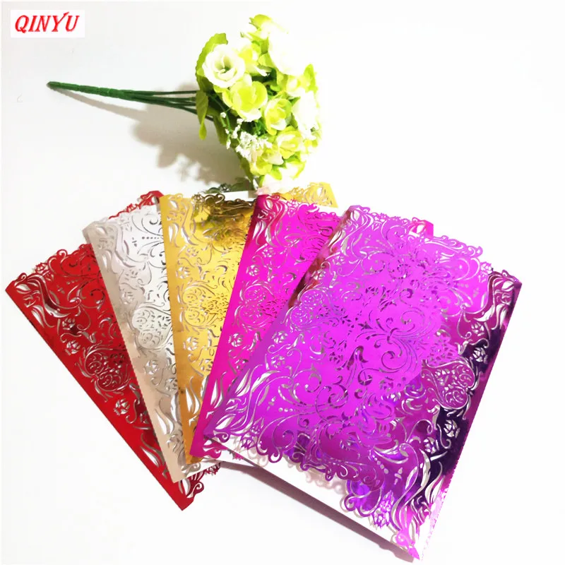 30 шт 12*18 см полые лазерные резки свадебные приглашения место карты Invitaciones De Boda для