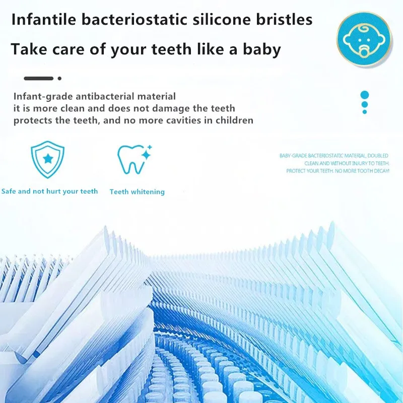 360 градусов Умная Автоматическая электрическая зубная щетка 5 режимов