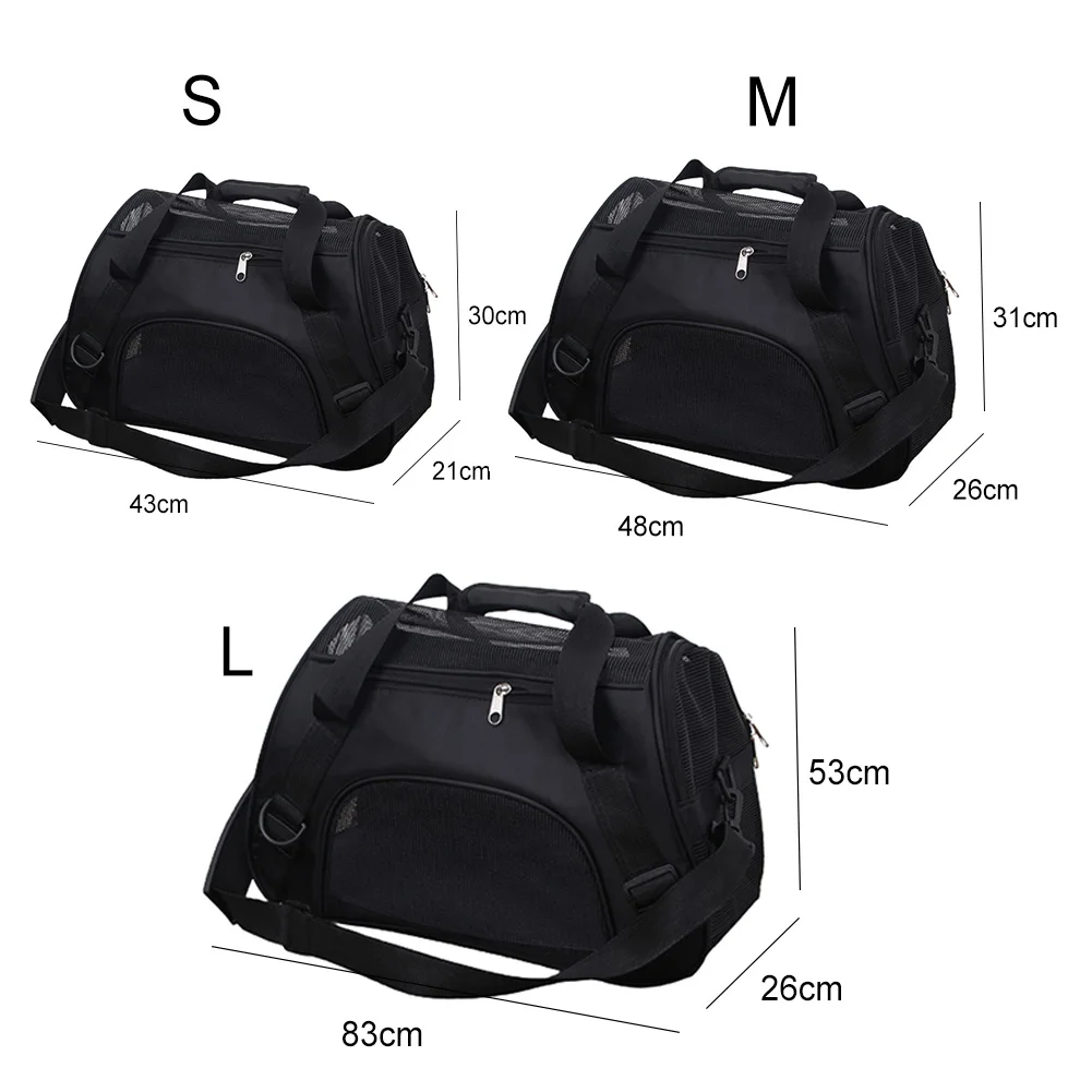 

2020 Portable Dog Cat Carrier Bag Pet Puppy Travel Bags Breathable Mesh Small Dog Cat Dogs Cage Crossbody Tote Bag Pets Handbag
