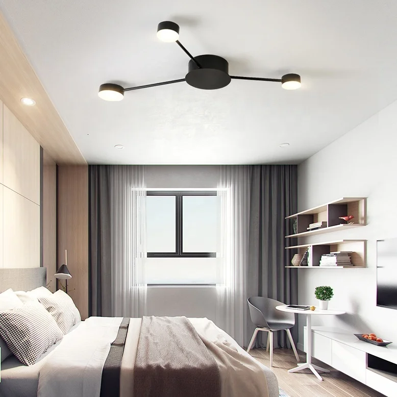 New Design Simple Modern Led Ceiling Lamp Living Room Surface Chandelier For Home Overhead Lights | Лампы и освещение