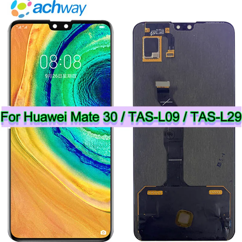 AMOLED для Huawei Mate 30 ЖК TAS L29 L09 дисплей сенсорный экран дигитайзер сенсор стекло