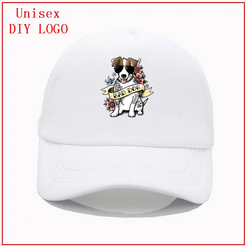 Модная сетчатая Кепка Джек Рассел терьер крутая Татуировка рисунок питомца