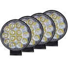 Мини-светодиодные фары для внедорожников, 42 Вт, светодиодные рабочие фонари для тракторов, прожекторов, Светодиодная панель для 4x4 ATV UTV, грузовиков, тракторов, 6000 К, белый цвет