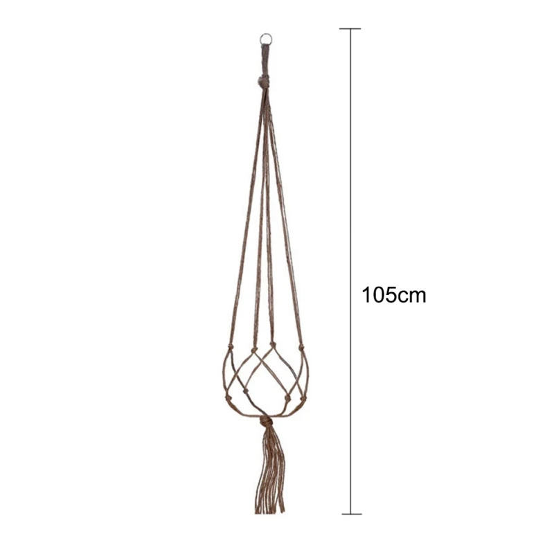 Vintage Plants Hanger Hook Flower Pot Holder 4 Legs String Hanging Rope Wall Art Home Garden Balcony Decoration | Дом и сад