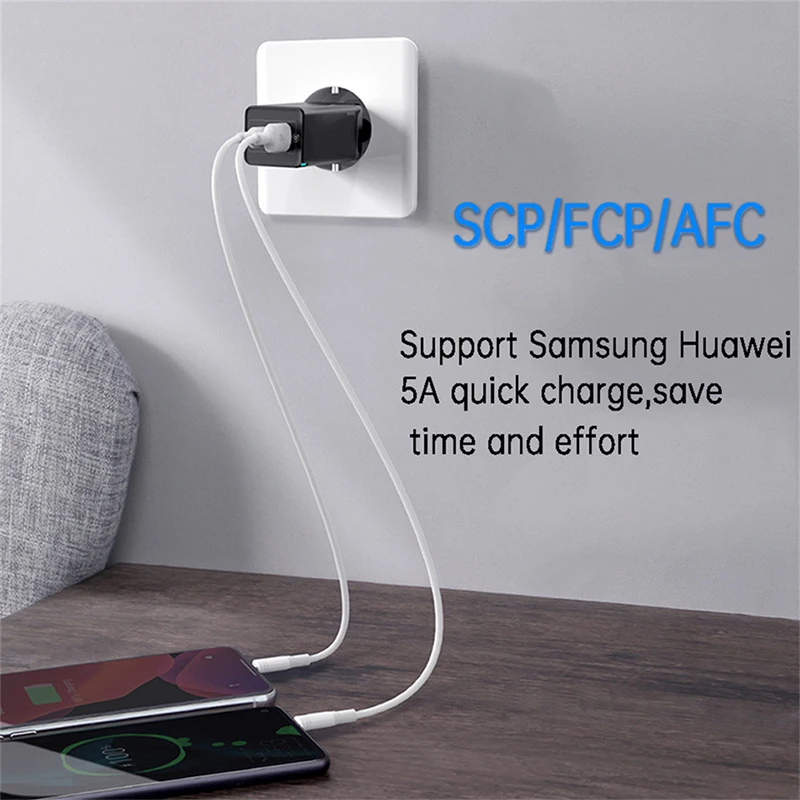 Сетевое зарядное устройство с несколькими устройствами 65 Вт USB/Type-C | Мобильные