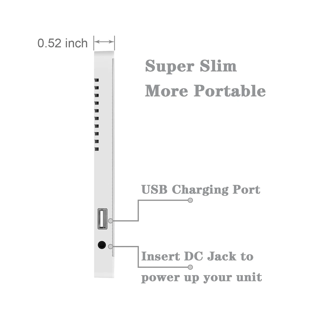 

Touch LED Digital Alarm Clocks Snooze Digital Mirror Clock USB Display Brightness Adjustable Bedrooms Desktop Clock