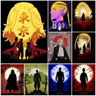 5d алмазная живопись Токийский призрак аниме постер фантазийный цвет Такаси мицуя Макото мозаика вышивка крестиком настенное искусство домашний декор