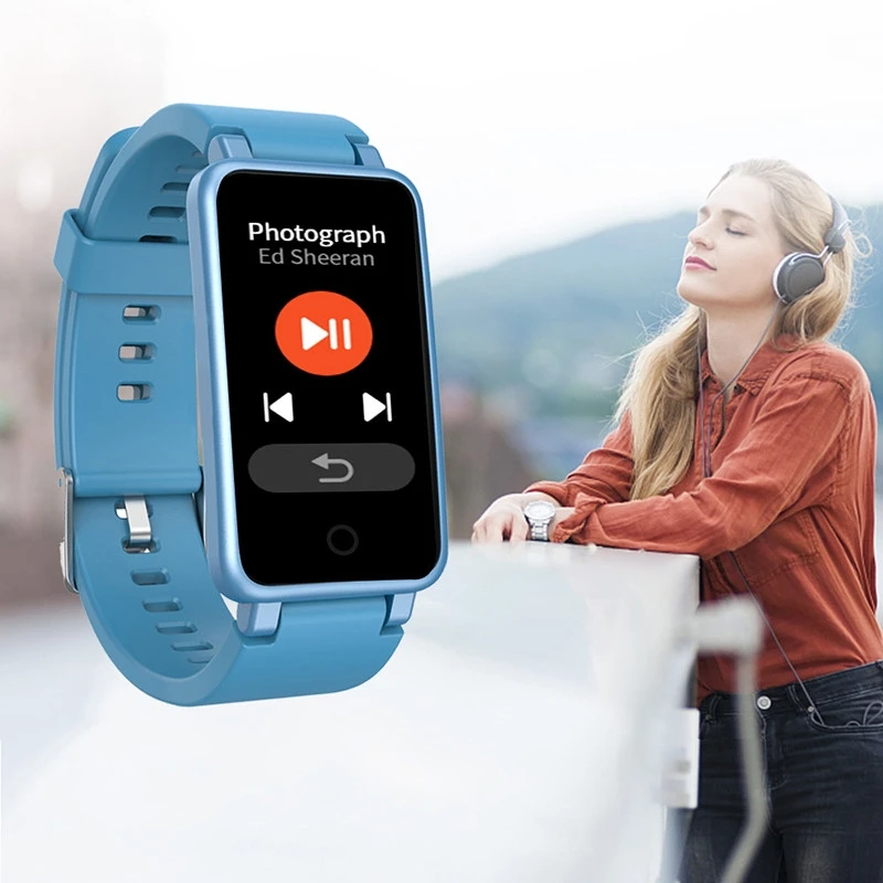 

Smart watch female male heart rate monitor fitness tracker smart blood pressure sports watch IOS Android Watch