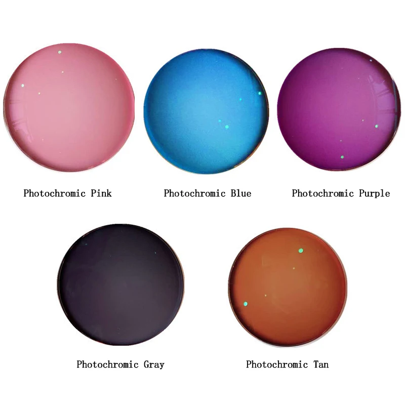 1 56 фотохромные розовые синие линзы для солнцезащитных очков с одним видением 0 ~ 6