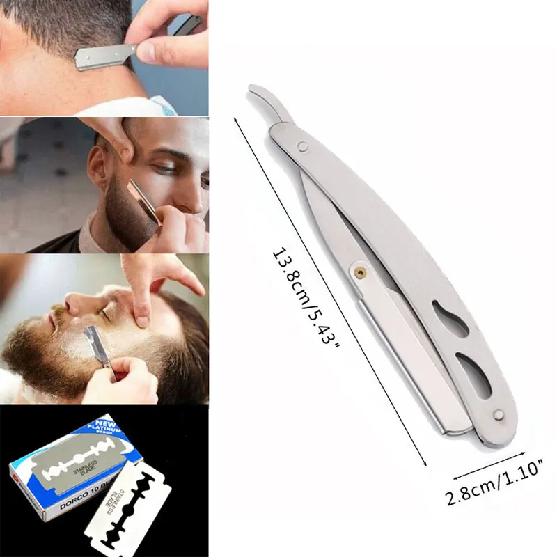 Мужская бритва Rasoi из нержавеющей стали 1 шт. | Красота и здоровье