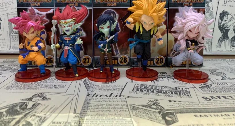Аниме 5 шт./компл. см Dragon Ball Z Сон Гоку ультра/женский Buu/розовый Migatte без Gokui ПВХ