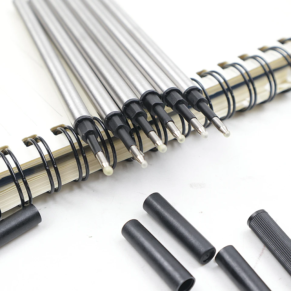 Стержни для шариковой ручки металлические 0 7 мм черные/синие/красные чернила