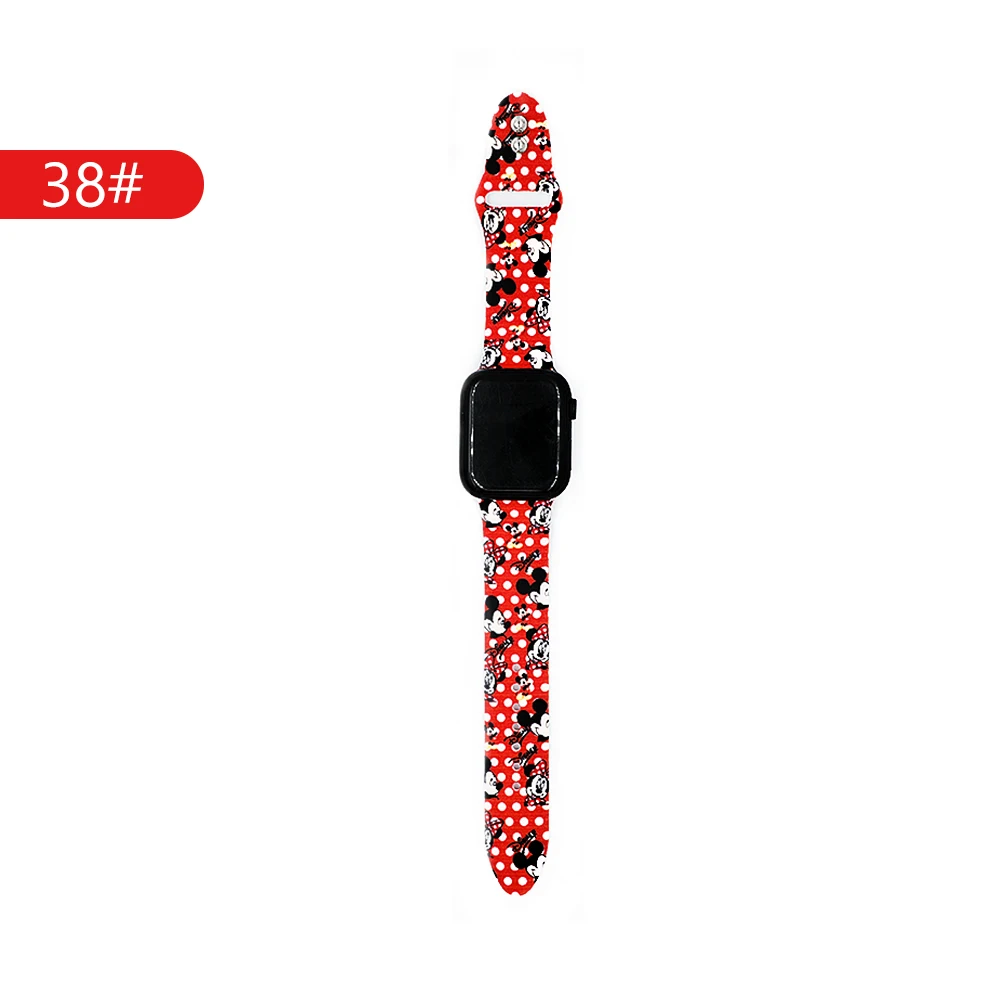 38 Ремешок для apple watch 5 4 ремешок 44 мм 40 мм correa iwatch 3 ремешок 42 мм 38 мм браслет силиконовый apple watch 5 4 3 2 1 Аксессуары для часов - Цвет ремешка: 38