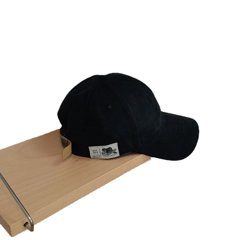 

Korean Version of Baseball Cap Fashion Patch Men's Simple and Versatile Summer Women's Sun Visor Retro Soft Top Cap Cute Hat
