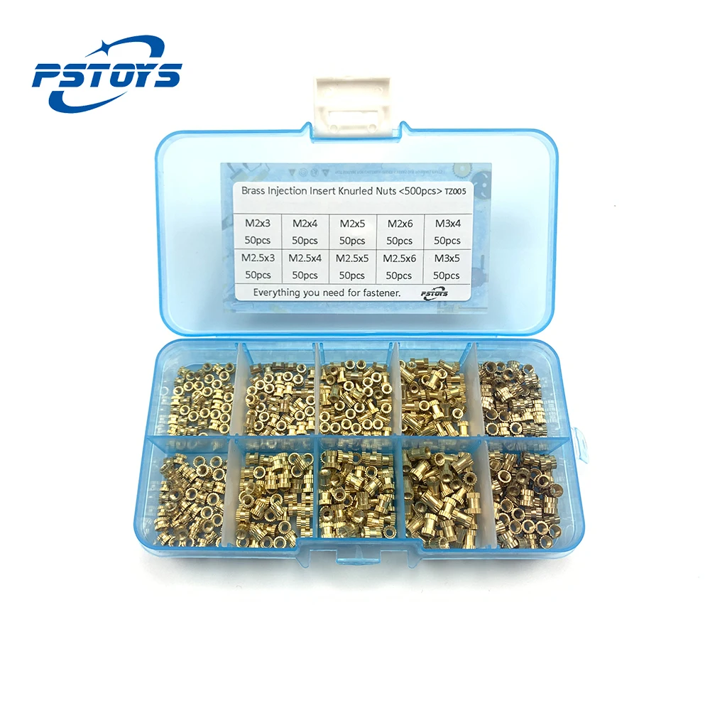 Набор для накатки впрыскивающие гайки накатанные медные вставки M2 5 м3 из