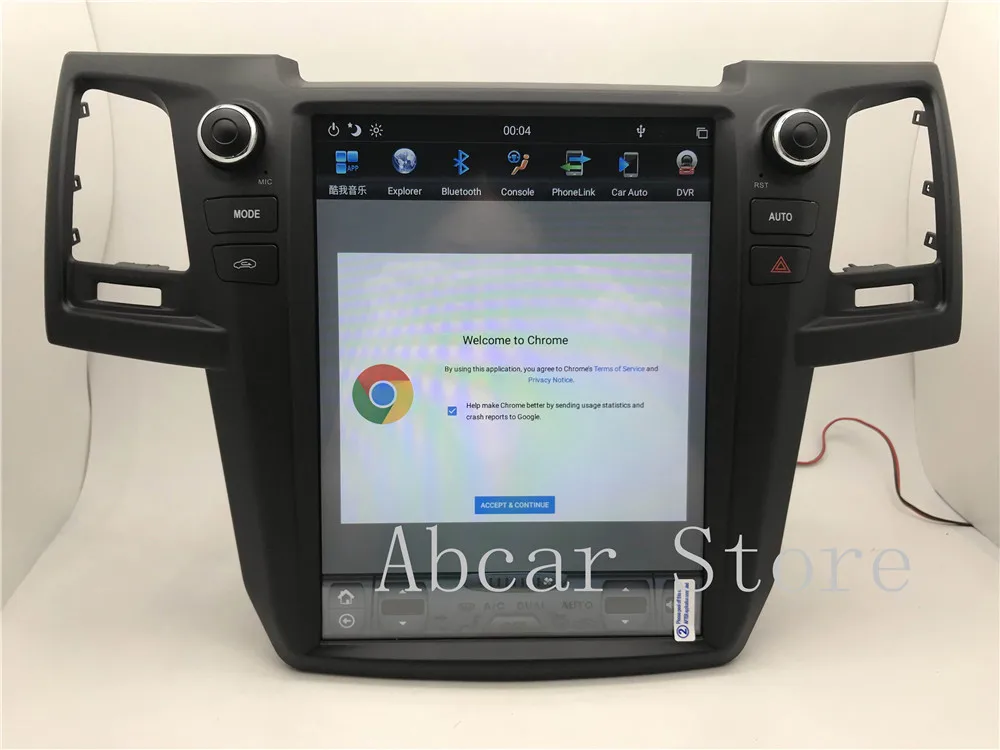 12,1 ''Tesla стиль Android 8,1 автомобильный dvd-плеер gps навигация для Toyota Fortuner 2007- головное устройство стерео PX6 HDMI радио ips
