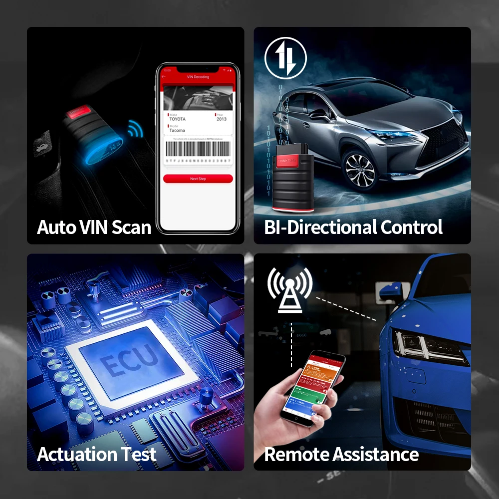 THINKCAR OBD2 Bluetooth диагностический инструмент сканер ThinkDiag OBD 2 код ридер