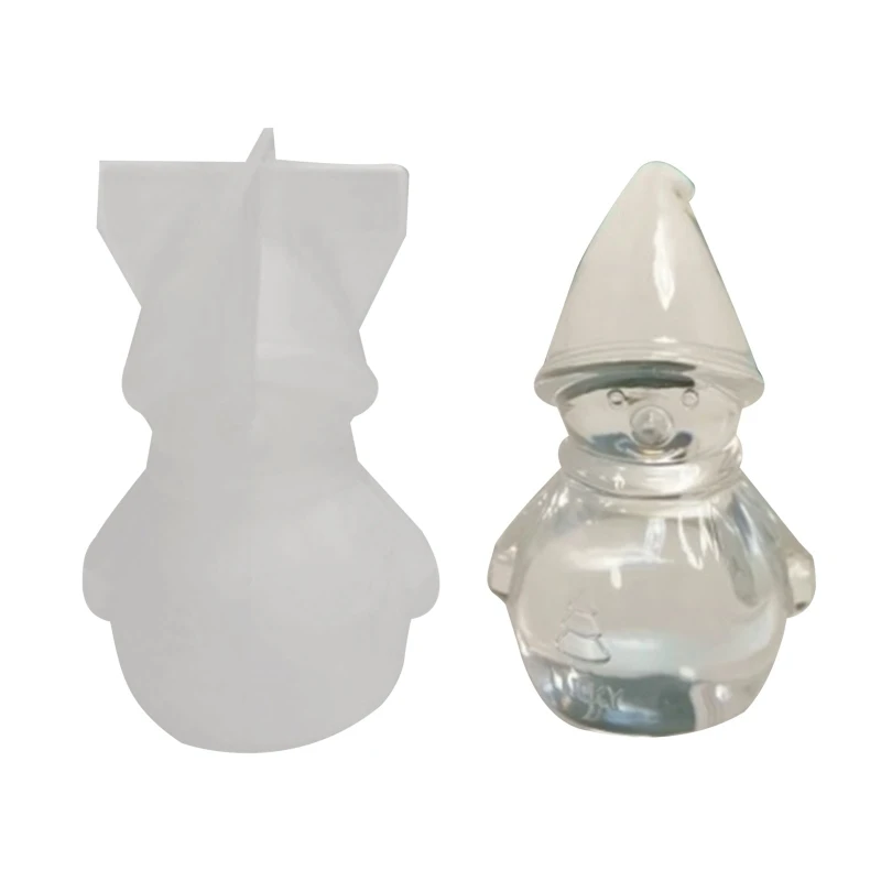 

Силиконовые формы для свечей, 3D форма снеговика, фотообои для рождества, свадьбы, домашние украшения, инструмент для самостоятельного изгот...