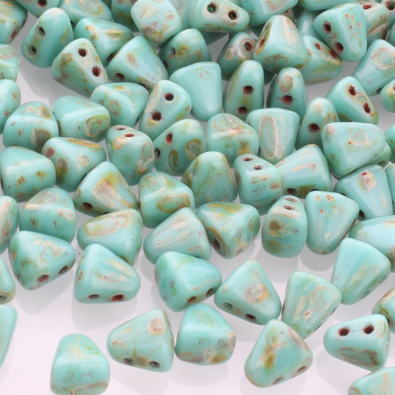 Стеклянные бусины из чешского стекла листья гинкго 7 5*7 5 мм непрозрачный топаз