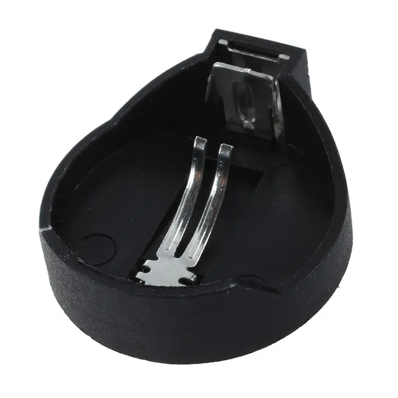 

10pcs Black Round Button Battery Holder Case for CR2032 2016 2025 Universal button battery holder BS-2-1 battery socket