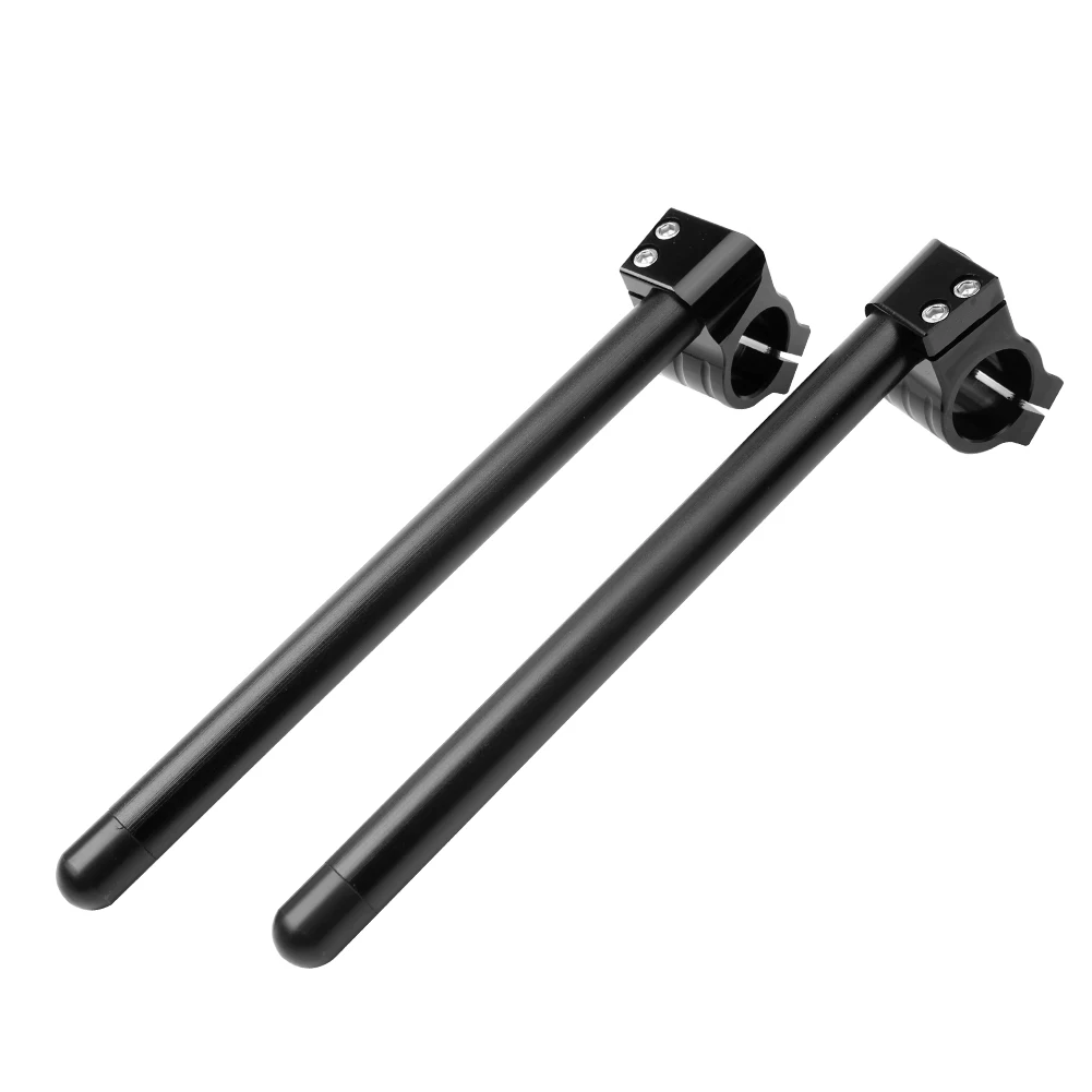 CNC Aluminum Motorcycle Handlebar Clip-Ons Fork Handle Bars Clip ons For Universal 7/8&quot22mm Motorbike | Автомобили и